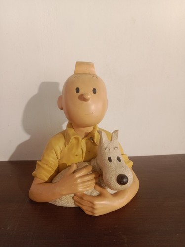 Herge buste tintin et - -, milou