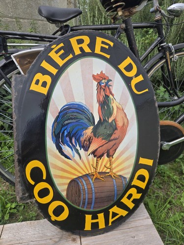Ancienne plaque émaillée