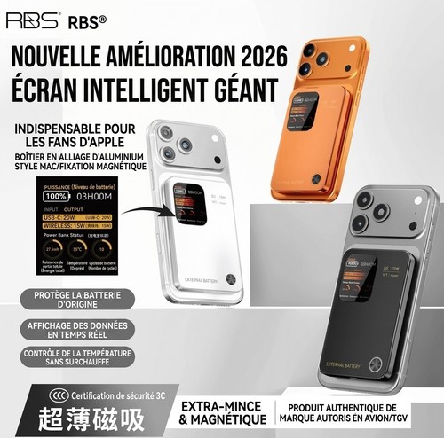 Batterie externe fast charge - externe, fast-charge