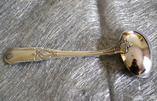 louche cuillère à sauce métal argenté boulenger empire palmettes