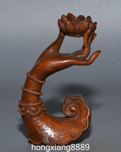 8cm old chinese boxwood wood - old,