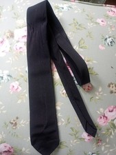 CRAVATE  classique noir vintage - TERGAL Fibres polyester