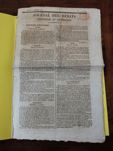 Vieux documents journal des - documents,
