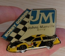 PIN'S COURSE USA NASCAR PILOTE ROBBY GORDON TEAM JOHNS MANVILLE RACING