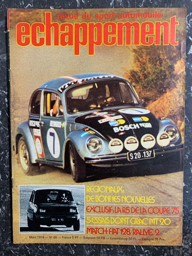 Revue echappement mars - revue,