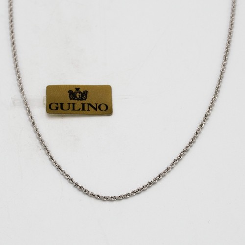 Collier blanc 18 carats - or,