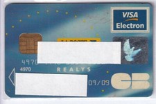 CARTE / CARD BANQUE BANK CREDIT .. ANCIENNE OLD CB LA POSTE OB 2001 PERIMEE PUCE