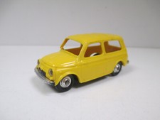 FIAT 500 JARDINIERE Jaune Yellow NOREV plastique Vintage N° 20 SERIE BABY 1/43