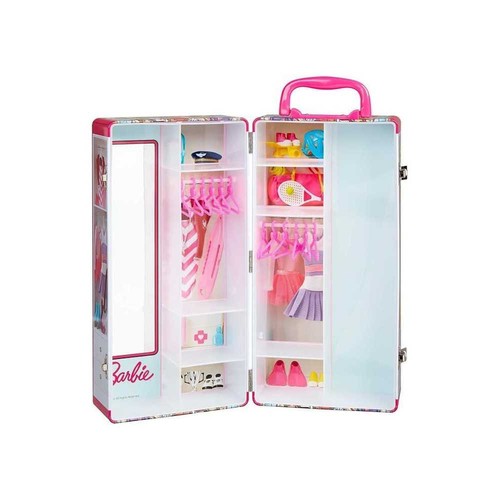 Mallette armoire barbie - mallette,