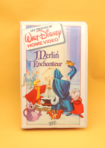 Vhs merlin enchanteur - k7,