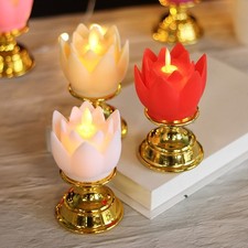 Lampe LED Lotus colorée avec