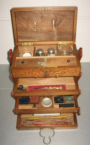 Ancien coffret aquarelliste - coffret, de
