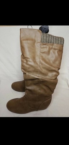 Bottes marrons femme gros - bottes,