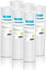 6x Wessper Cartouche Sédiment PP 10″ pour l'osmose inverse - 5 microns