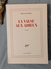 Milan Kundera envoi auteur Dédicace La Valse aux Adieux éditions Gallimard