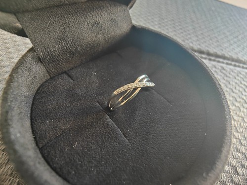 Bague triple anneaux sertis - triple,