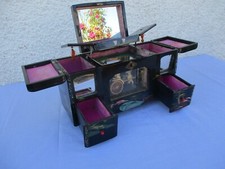 Coffret à Bijoux , Meuble Bahut-bas à système à mécanisme lumineux designer 50'S