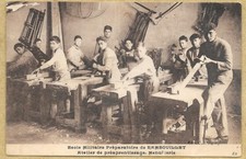 78 – CPA RAMBOUILLET – École Militaire Préparatoire - Atelier de Menuiserie