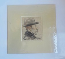 Pablo TILLAC - Dessin original Homme Madrid 1920 de Pablo TILLAC