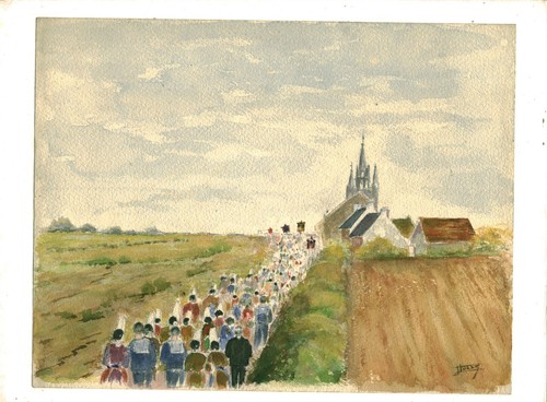 Aquarelle originale sur papier