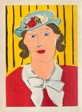 Henri MATISSE - Lithographie originale vintage de 1939 35x26 cm Mourlot