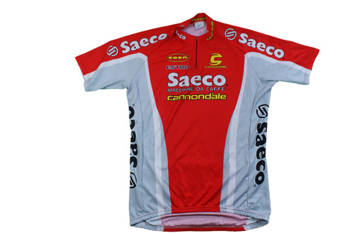 Maillot vélo rétro saeco - maillot,