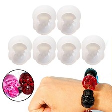 Crâne Moule Silicone Argile Bougies Savon Fabrication Plâtre Résine Moules