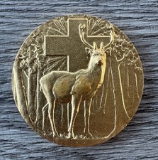 Belle médaille saint Hubert "