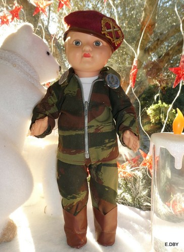 Poupee poupon militaire - poupee,