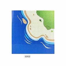 Plaque base 32x32 motif eau - plaque,