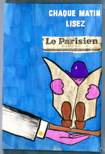Projet affiche vers 1970 - vers,
