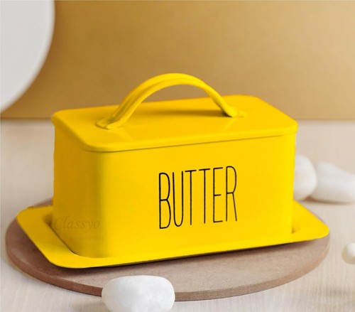 Métal beurrier avec - beurrier,