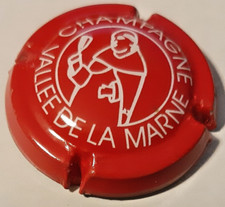 Capsule de champagne Vallée de La Marne Rouge et blanc