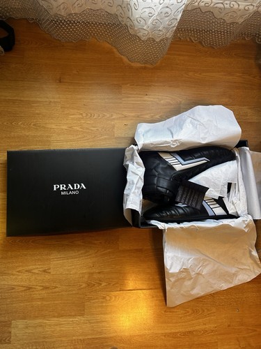 Prada rev cuero sneakers - rev,