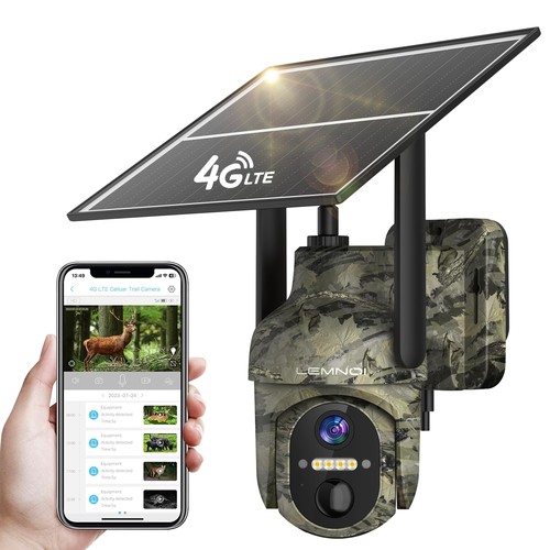 Caméra chasse solaire - 4g,