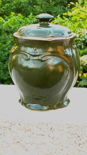 Ancien pot couvert faience - couvert,
