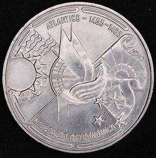 PORTUGAL 100 ESCUDOS 1990 NAVIGATION ASTRONOMIQUE CUPRONICKEL