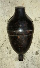 Ancien Interrupteur Bouton Douille Poire Gland Bakélite noiratre Lampe