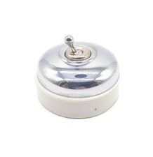 Ancien interrupteur porcelaine