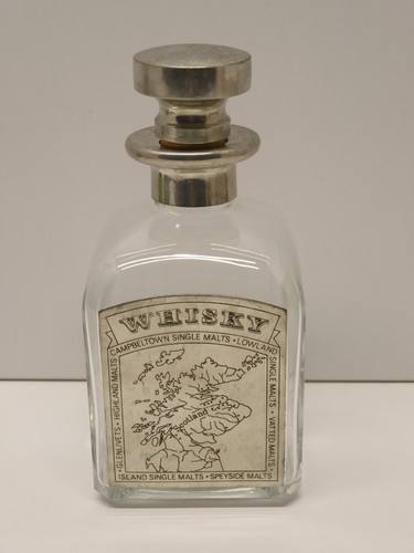 Jolie carafe verre etain - &, du