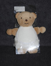 Doudou ours blanc bavoir - 🍀doudou,