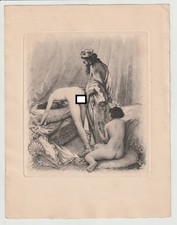 GRAVURE ANCIENNE CURIOSA