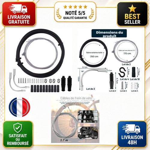 Kit câbles gaine frein - et, de