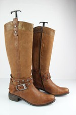 Bottes à brides Cuir Marron