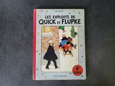 les exploits de quick et flupke 4ème série 1954 Hergé BD ancienne