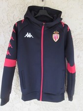 Veste à capuche A.S MONACO KAPPA Player noir jacket giacca S