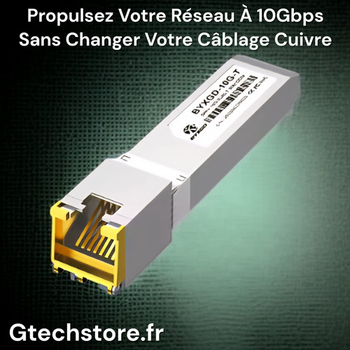 Adaptateur sfp rj45 10gb - adaptateur, en