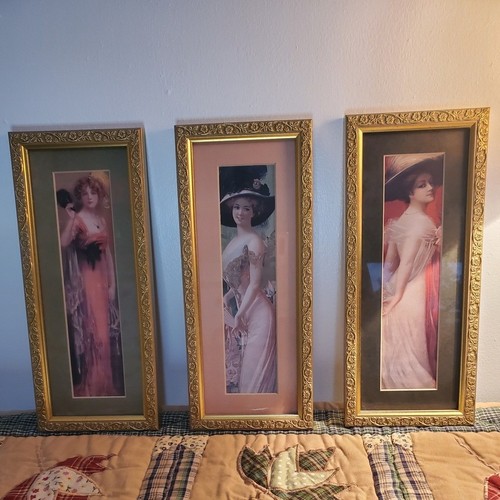 Vintage victorian lady framed - lady,
