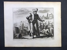 Habillement d'un Turc GRAVURE