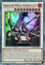 carte YU-GI-OH DUDE-FR015 Dragon Méca Vermillon NEUF FR